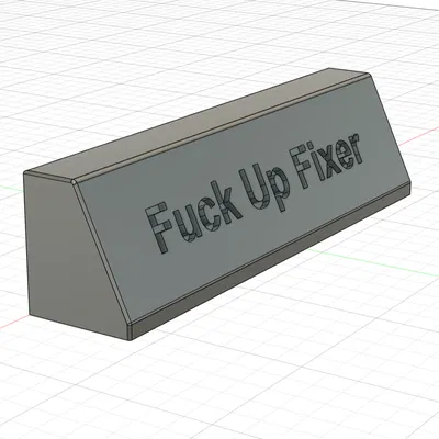 Bảng để bàn mini “F*ck Up Fixer”