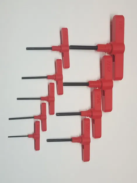 Tay cầm chữ T (SAE) cho Allen Hex Wrench Key - Image 1