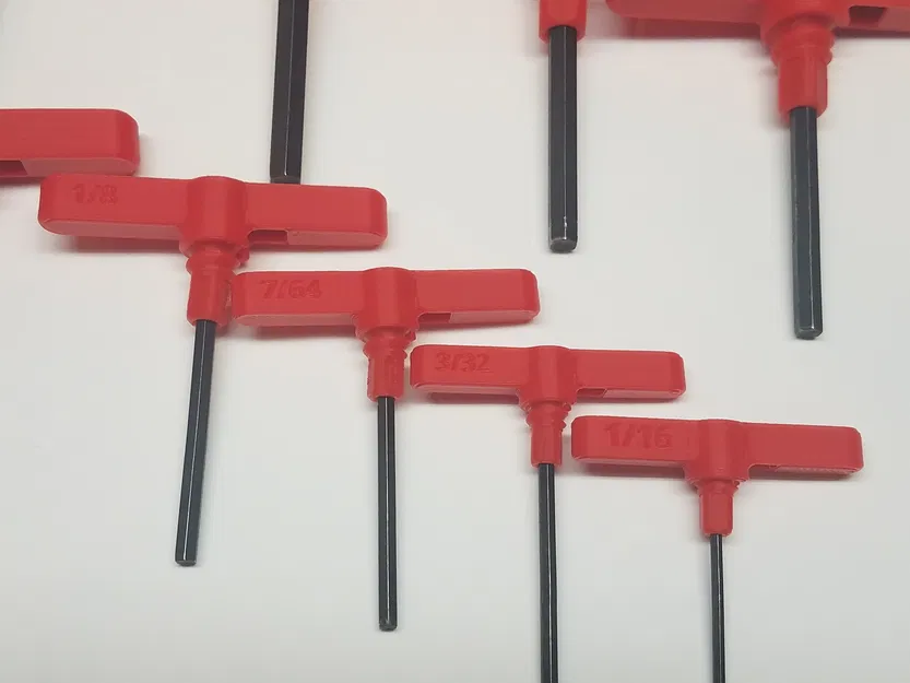 Tay cầm chữ T (SAE) cho Allen Hex Wrench Key - Image 3