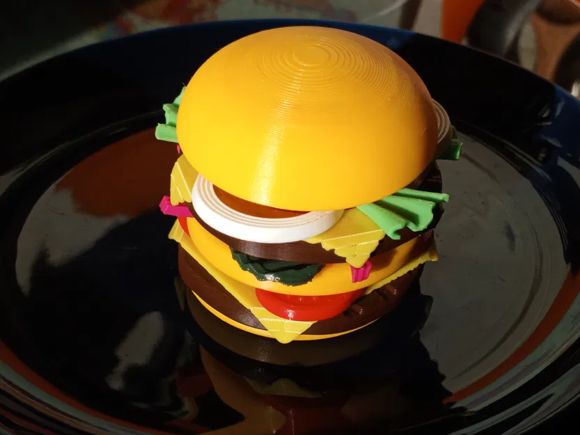 Springo Burger – Đồ chơi lò xo burger gắn topping tùy ý - Image 5