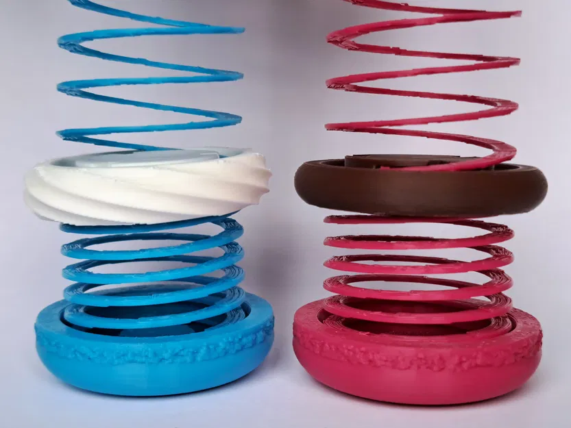 Springo Macaron – Đồ chơi lò xo macaron 3 mảnh (print-in-place) - Image 4