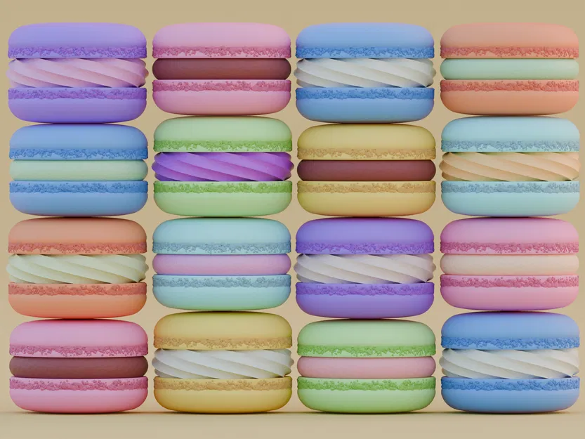 Springo Macaron – Đồ chơi lò xo macaron 3 mảnh (print-in-place) - Image 10
