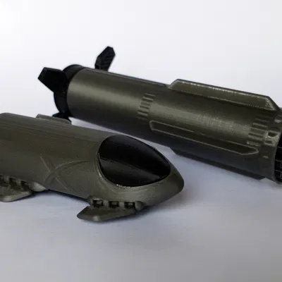 Starship khớp nối + Booster SuperHeavy (Articulated)