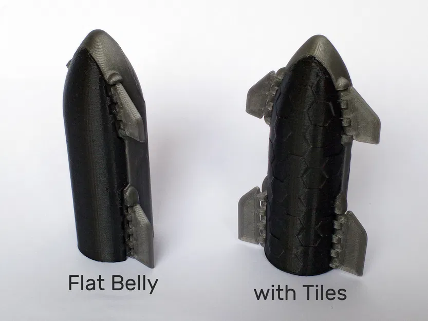 Starship khớp nối + Booster SuperHeavy (Articulated) - Image 10