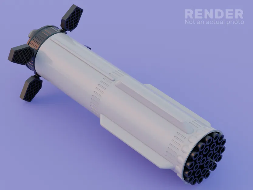 Starship khớp nối + Booster SuperHeavy (Articulated) - Image 17