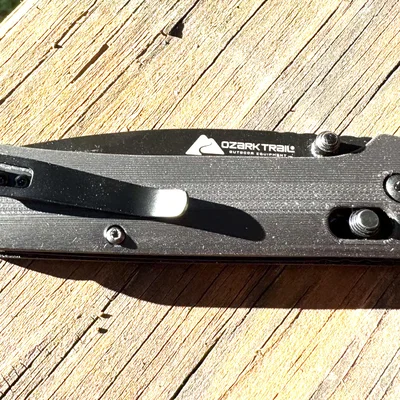 Bộ ốp cán (handle scales) in 3D cho dao Ozark Trail 7.5"