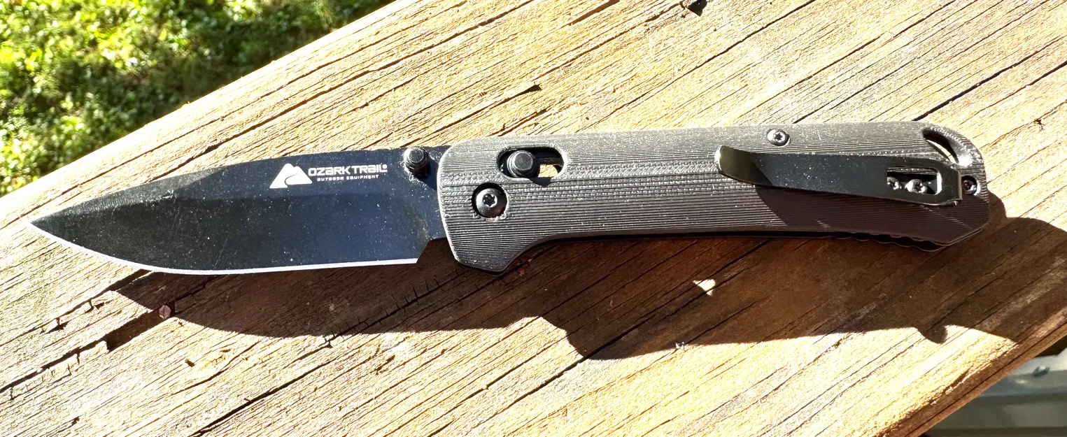 Bộ ốp cán (handle scales) in 3D cho dao Ozark Trail 7.5" - Image 3