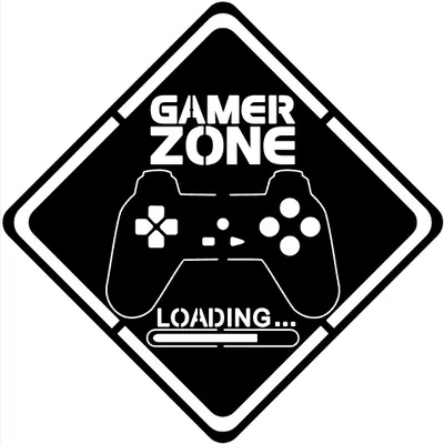 Biển báo "Khu vực Gamer" trang trí tường độc đáo