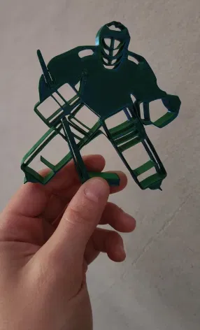 Mô Hình Thủ Môn Hockey Trên Băng 3D - Image 3