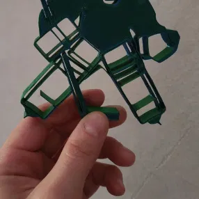 Mô Hình Thủ Môn Hockey Trên Băng 3D