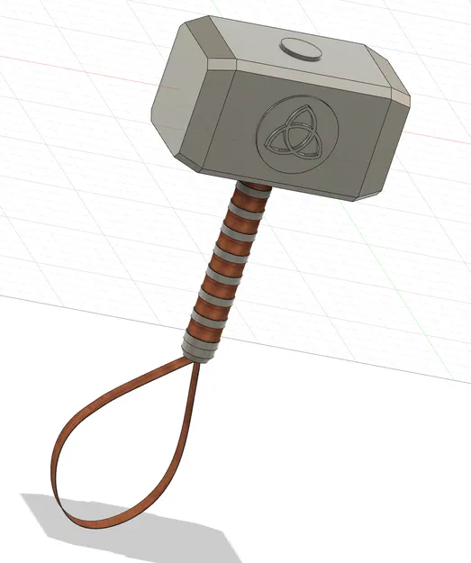 Búa Mjolnir Của Thần Sấm Thor - Mô Hình In 3D - Image 1