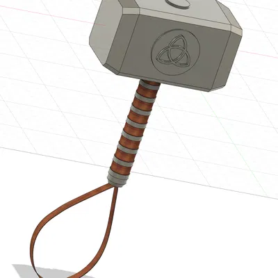 Búa Mjolnir Của Thần Sấm Thor - Mô Hình In 3D