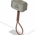 Búa Mjolnir Của Thần Sấm Thor - Mô Hình In 3D - Thumbnail 2