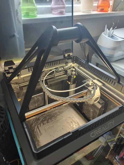 Giá đỡ spool gắn nóc cho Creality K1 Max dùng với vented riser - Image 1