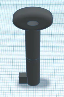 Chìa Khóa Mở Còng Tay Tiêu Chuẩn Kiểu Mỹ In 3D - Image 1