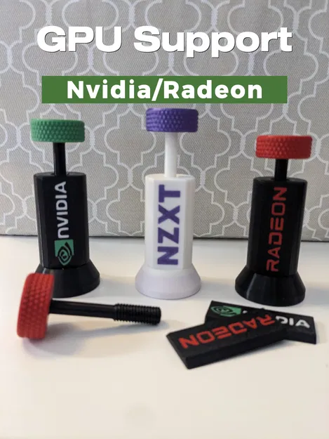 Giá đỡ chống xệ GPU - Nhiều Faceplate | Nvidia | Radeon | - Image 1