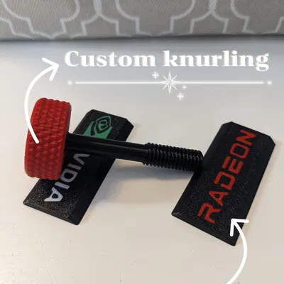 Giá đỡ chống xệ GPU - Nhiều Faceplate | Nvidia | Radeon |