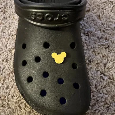 Phụ Kiện Trang Trí Giày Crocs Hình Đầu Mickey Mouse