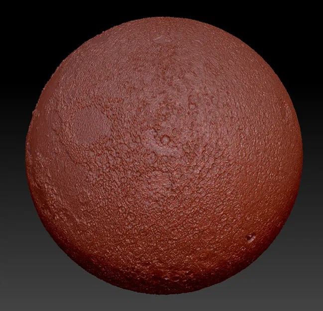 Luna – Litophane 78mm thành 1.3mm sẵn sàng in - Image 2