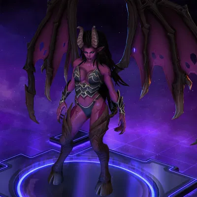 Mô Hình Kerrigan Succubus Nữ Hoàng Zerg 3D