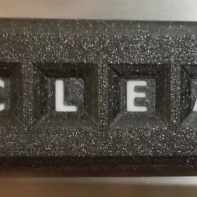 Bảng báo máy rửa chén Clean/Dirty (xoay núm)