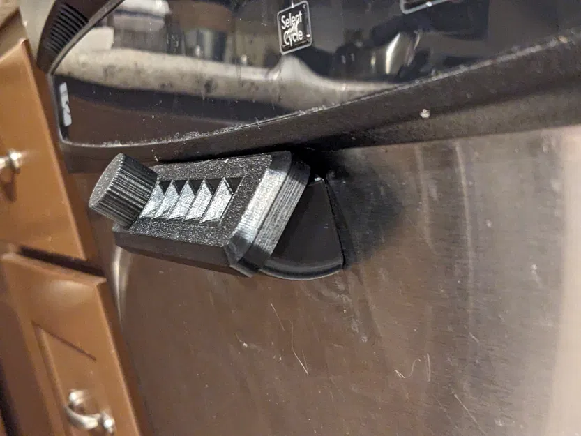 Núm vặn lớn hơn & backplate nghiêng cho bảng Dishwasher Sign - Image 2