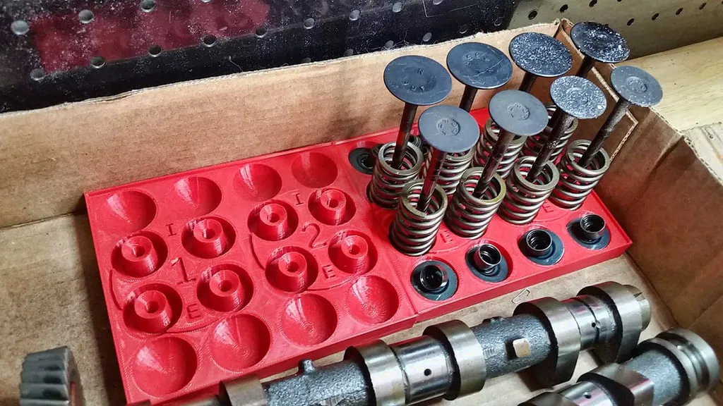 Khay sắp xếp tháo rã đầu quy-lát 16 van (Parametric) / Parts Organizer - Image 2