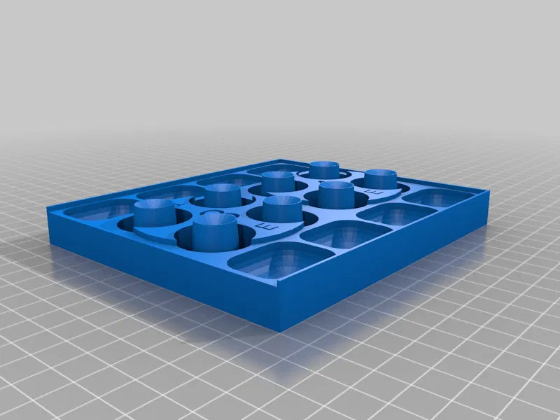 Khay sắp xếp tháo rã đầu quy-lát 16 van (Parametric) / Parts Organizer - Image 5