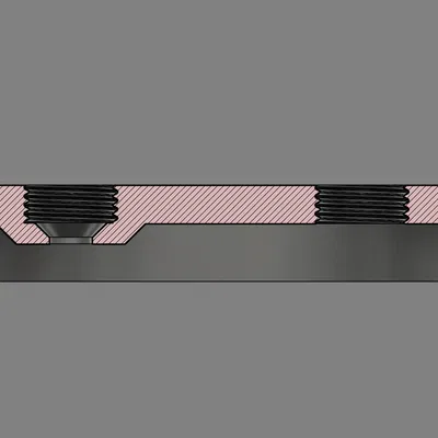 PTFE passthrough Dyna Dry Box/Filament Box 4L | Insert nắp Dyna Dry Box 4L