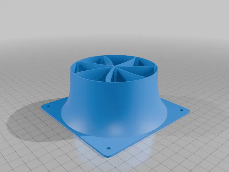 Ống stator fan duct 120mm laminar flow kèm Bezier cone - Image 1