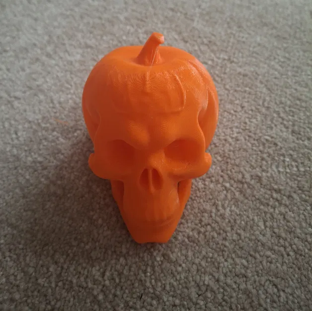 Đầu Lâu Halloween 3D – Trang Trí Lễ Hội Độc Đáo, Dễ In - Image 3