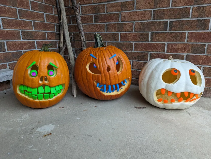 Pumpkin Teeth – Bộ răng trang trí bí ngô - Image 7