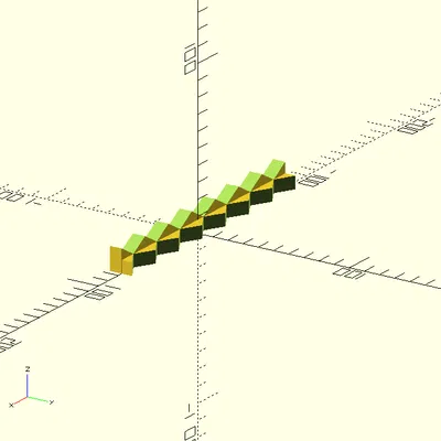 Khớp nối góc 90° Honeycomb Storage Wall tham số hoá (OpenSCAD)