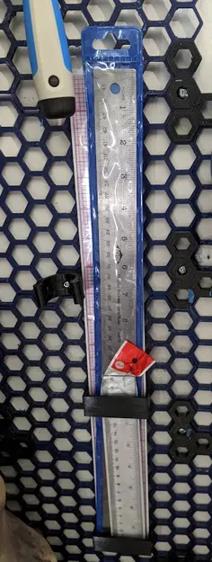 Giá treo thước (hoặc vật dài chữ nhật) cho Honeycomb Storage Wall (tham số hoá) - Image 1