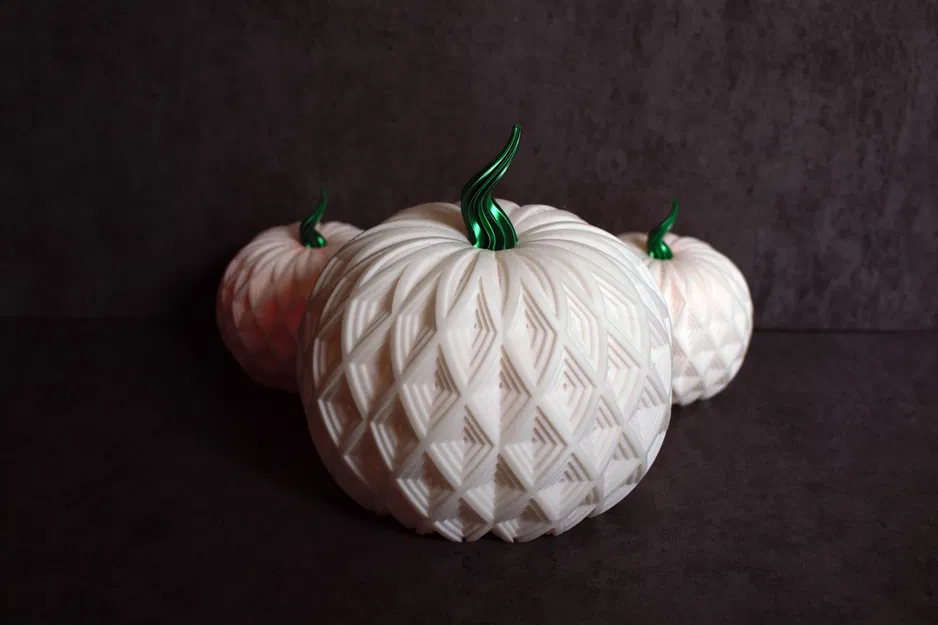 Mẫu Lồng Đèn Bí Ngô Tealight Pumpkin 3D Độc Đáo - Image 1