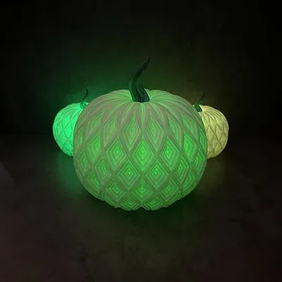 Mẫu Lồng Đèn Bí Ngô Tealight Pumpkin 3D Độc Đáo