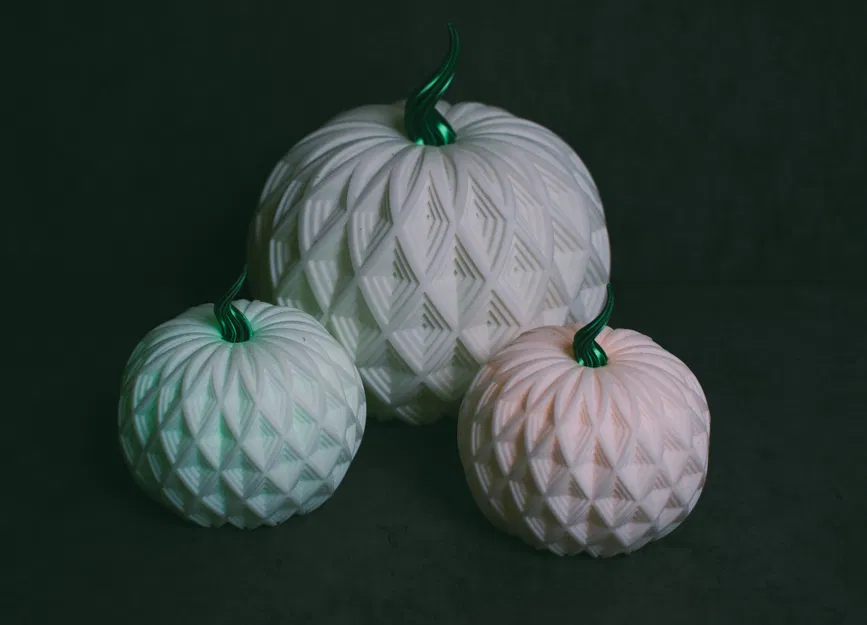 Mẫu Lồng Đèn Bí Ngô Tealight Pumpkin 3D Độc Đáo - Image 7