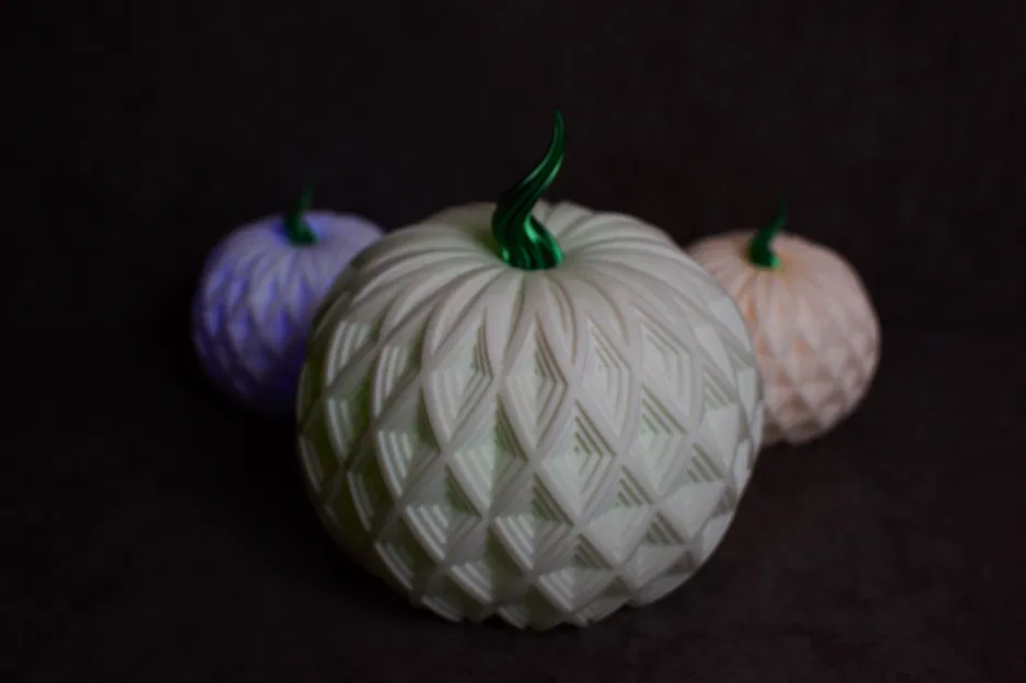 Mẫu Lồng Đèn Bí Ngô Tealight Pumpkin 3D Độc Đáo - Image 8