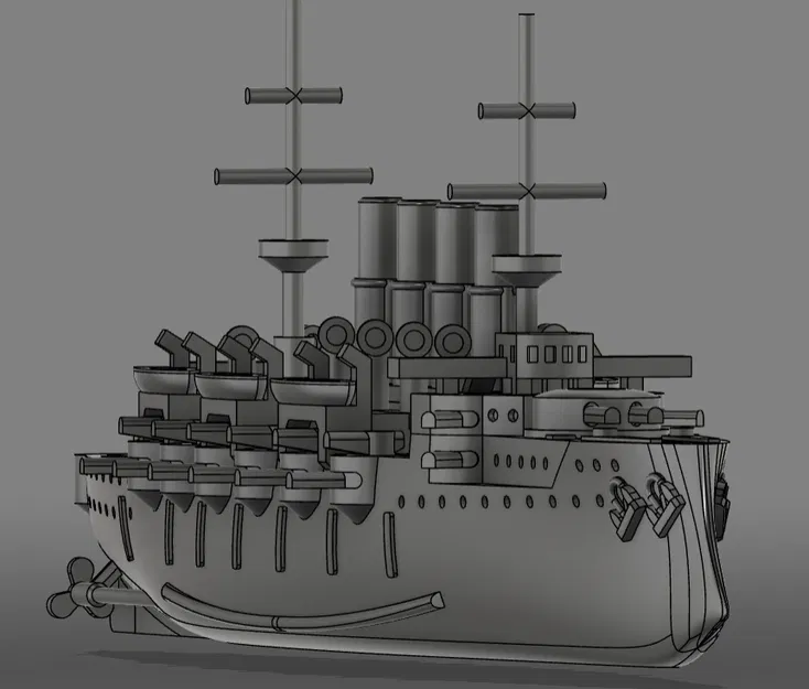 Tuần dương hạm bọc giáp HMS Steadfast [Hư cấu] - Image 3