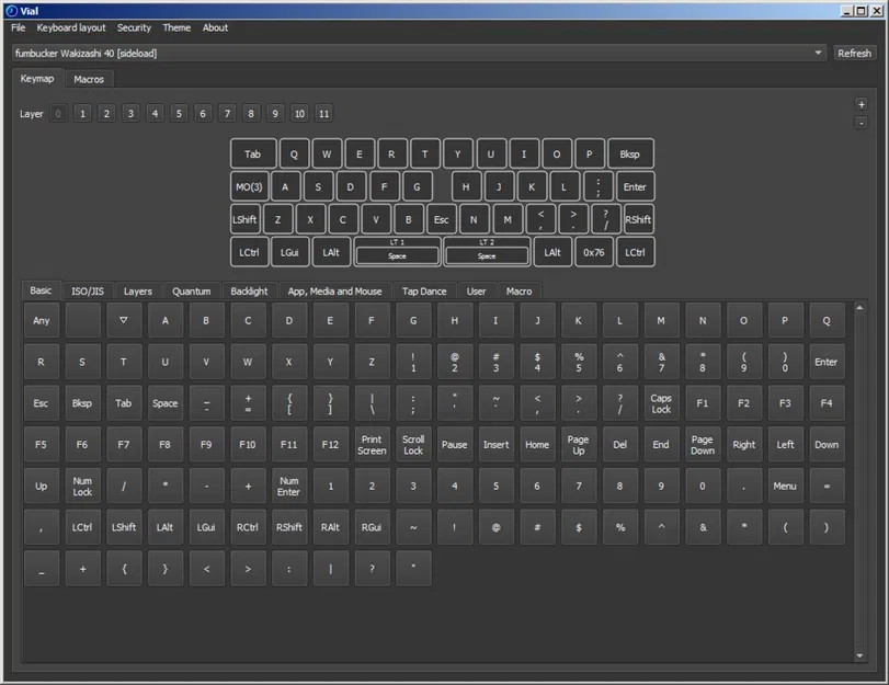 Bàn phím Wakizashi 40 Keyboard - Image 4