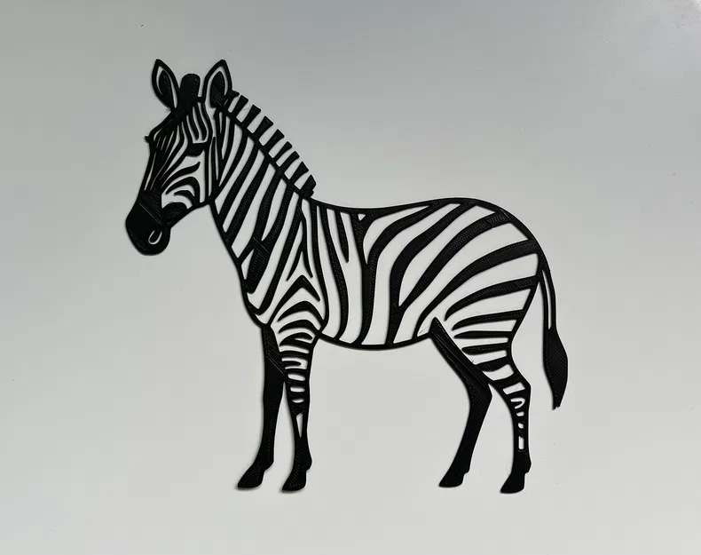 Tranh treo tường ngựa vằn 3D - Trang trí nhà độc đáo - Image 1