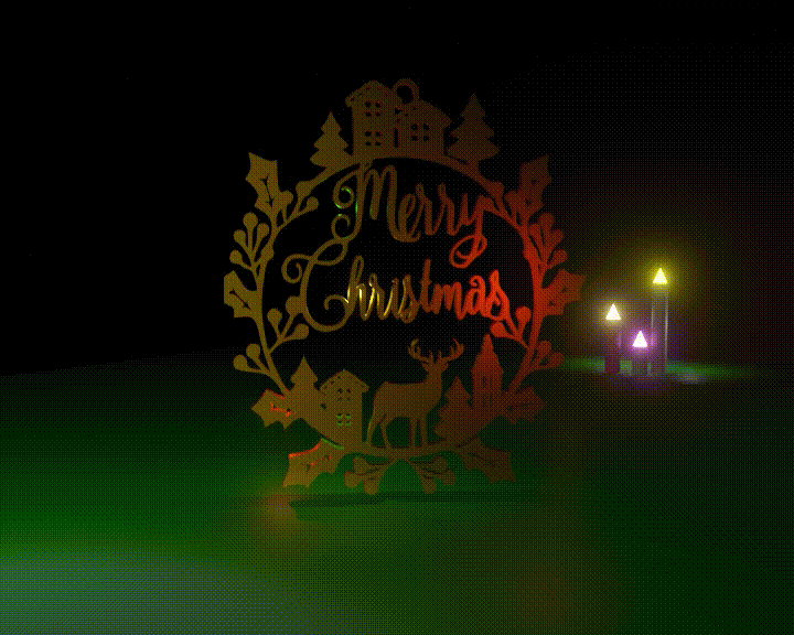 Trang Trí Giáng Sinh "Merry Christmas" In 3D - Thumbnail 2