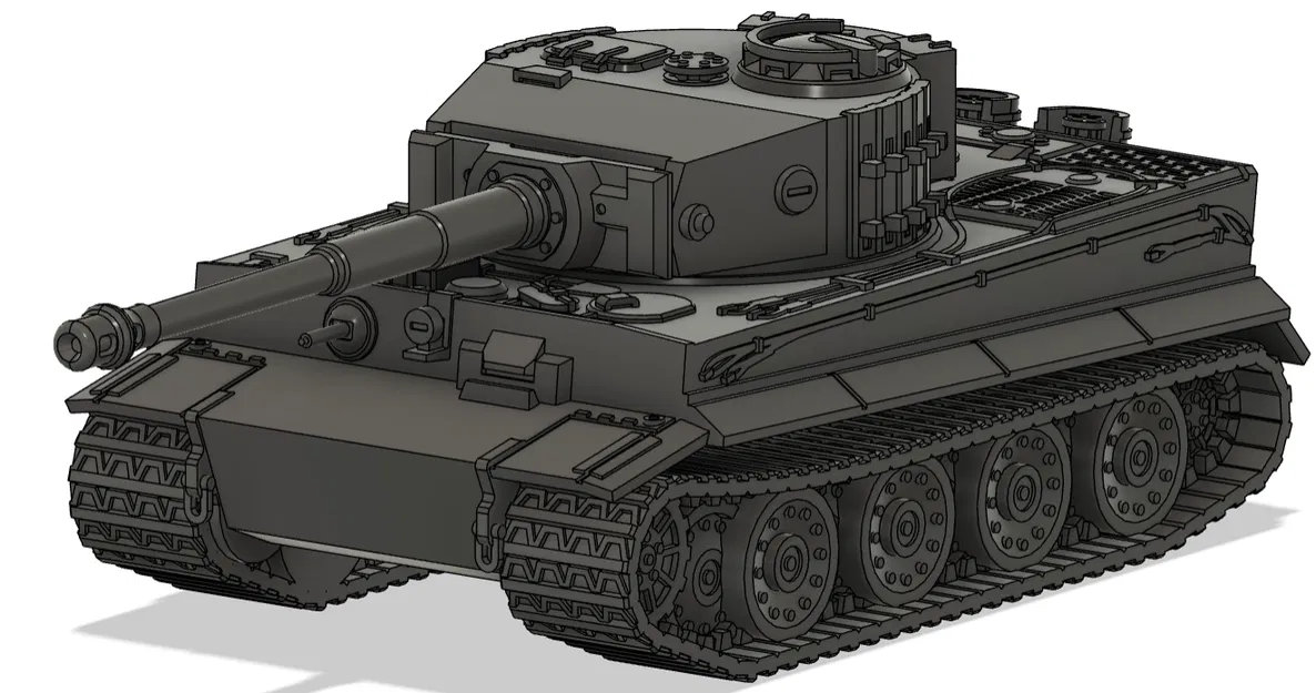 Panzerkampfwagen VI Tiger 1 Ausf. E - Version 2 (tỉ lệ 1:42) - Image 1