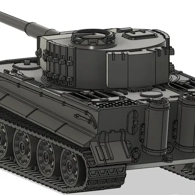 Panzerkampfwagen VI Tiger 1 Ausf. E - Version 2 (tỉ lệ 1:42)