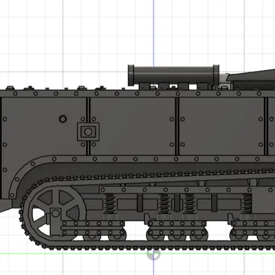St. Chamond - Xe tăng WW1 (tỉ lệ 1:42)