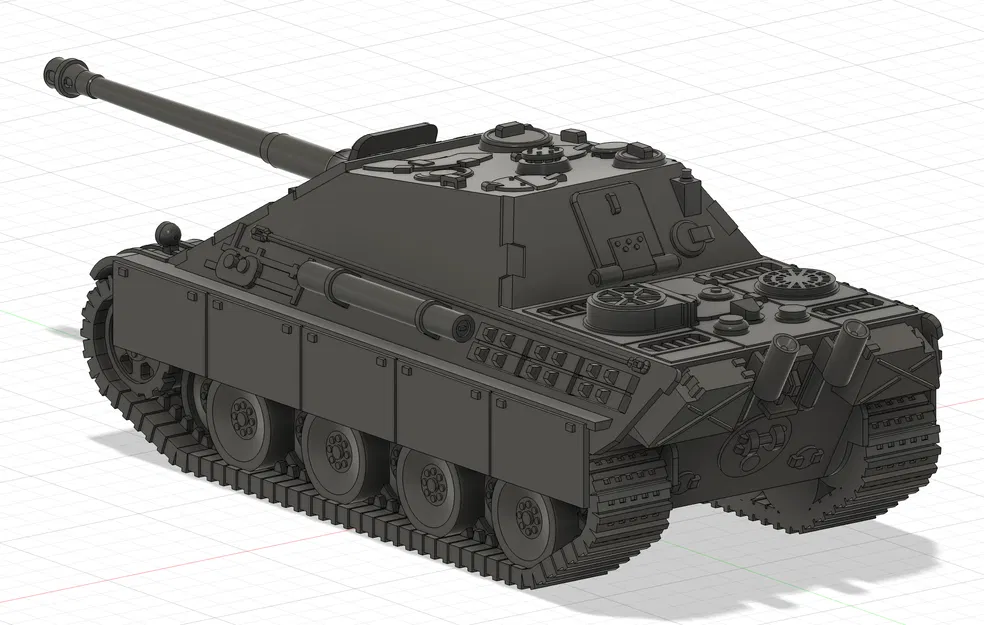 Sd Kfz. 173 Jagdpanther – xe diệt tăng Đức tỉ lệ 1:42 - Image 2
