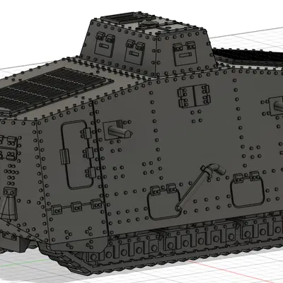 A7V – Xe tăng Đức Thế chiến 1 (WW1)