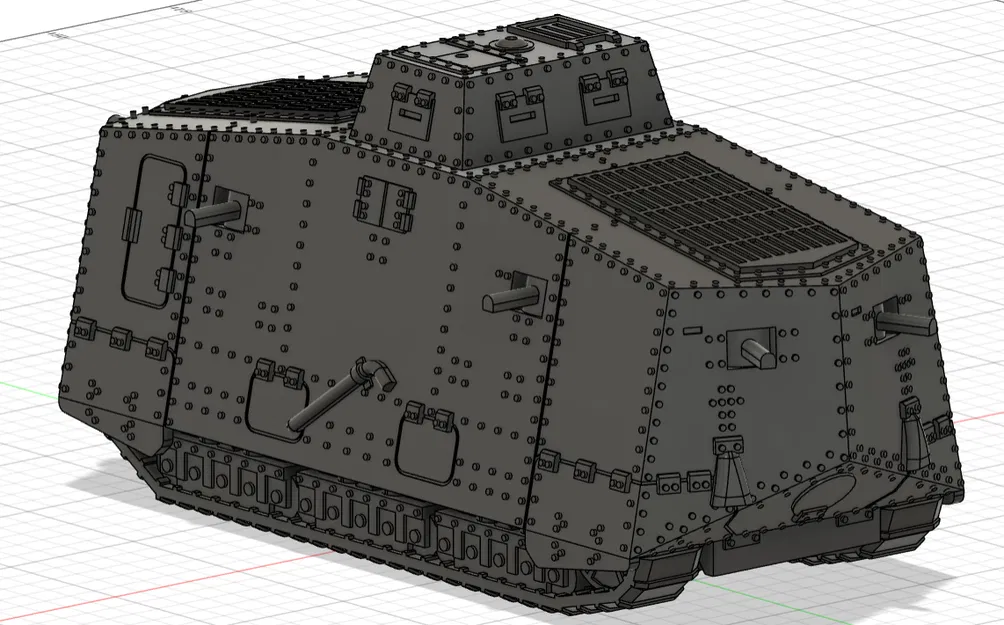 A7V – Xe tăng Đức Thế chiến 1 (WW1) - Image 2