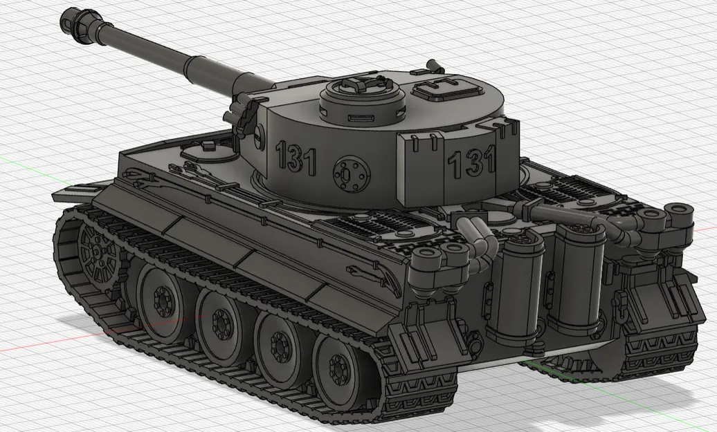 Panzerkampfwagen VI Tiger 1 Ausf. E- EARLY (tỉ lệ 1:42) - Image 2