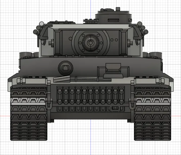 Panzerkampfwagen VI Tiger 1 Ausf. E- EARLY (tỉ lệ 1:42) - Image 4
